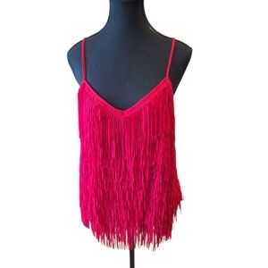 Anna Grace Pink Asymmetrical Embellished Camisole